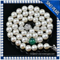 AA 8-9mm near round modern single strand pearl necklace